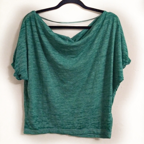 Free People Astrid Green Convertible Neck - Picture 4 of 8